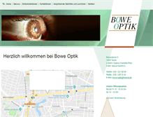 Tablet Screenshot of bowe-optik.de
